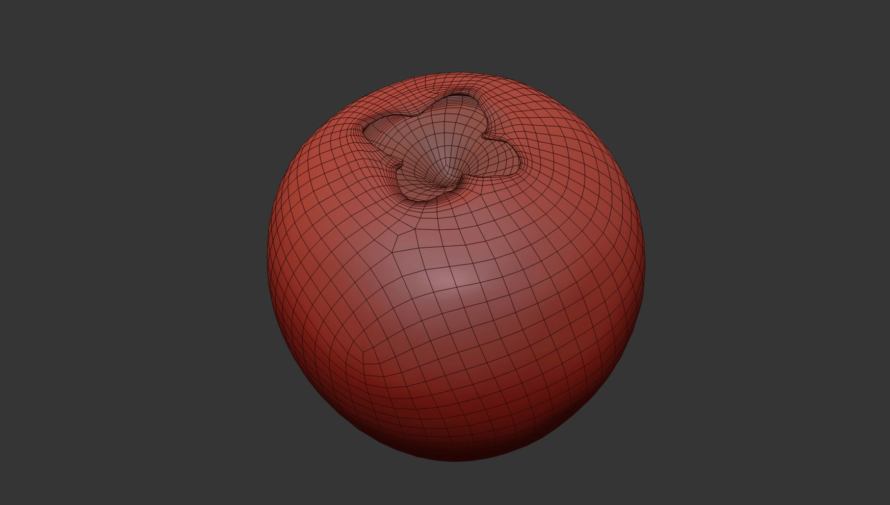 Lingonberry 3D model_6