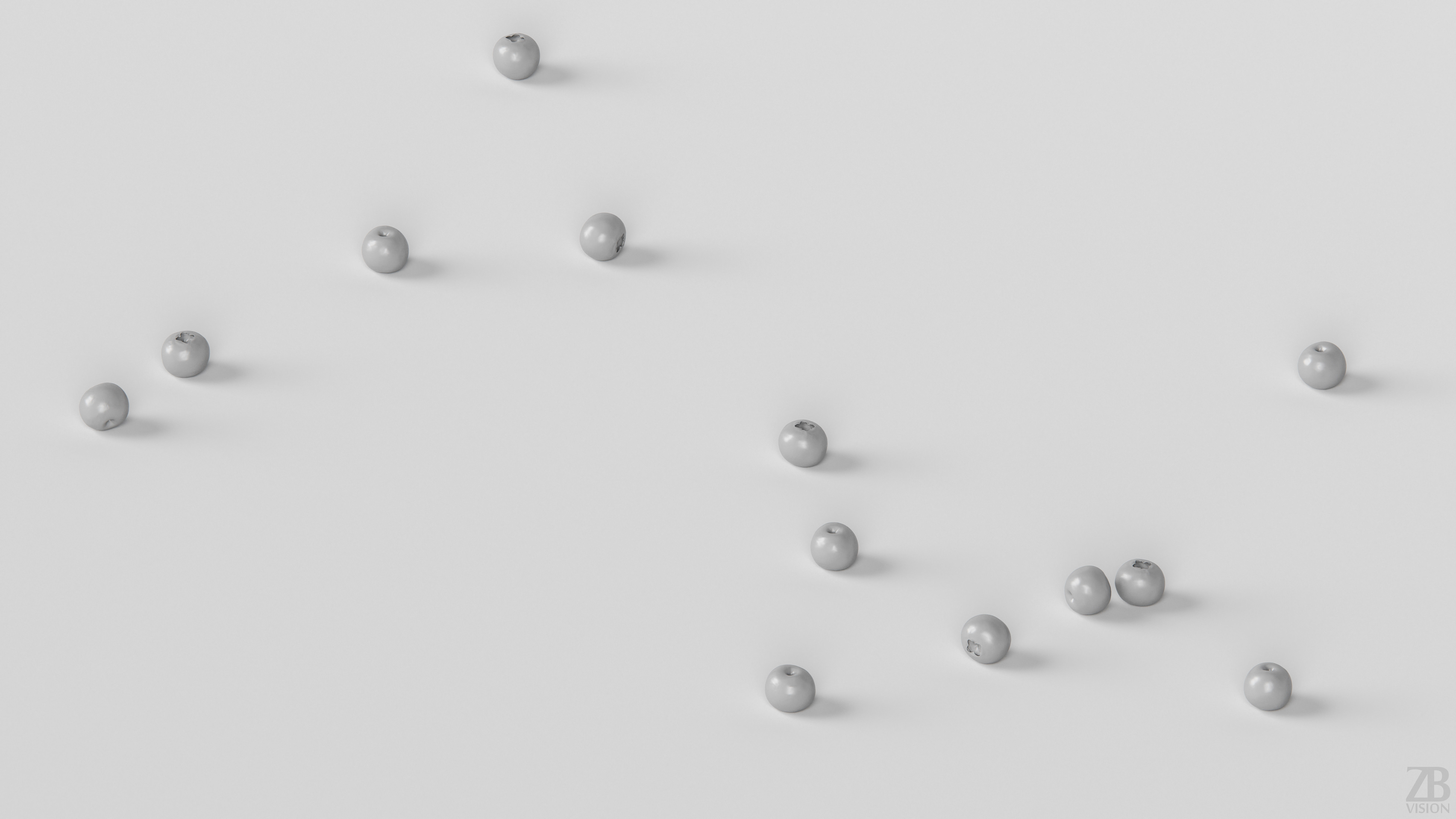 Lingonberry 3D model_3