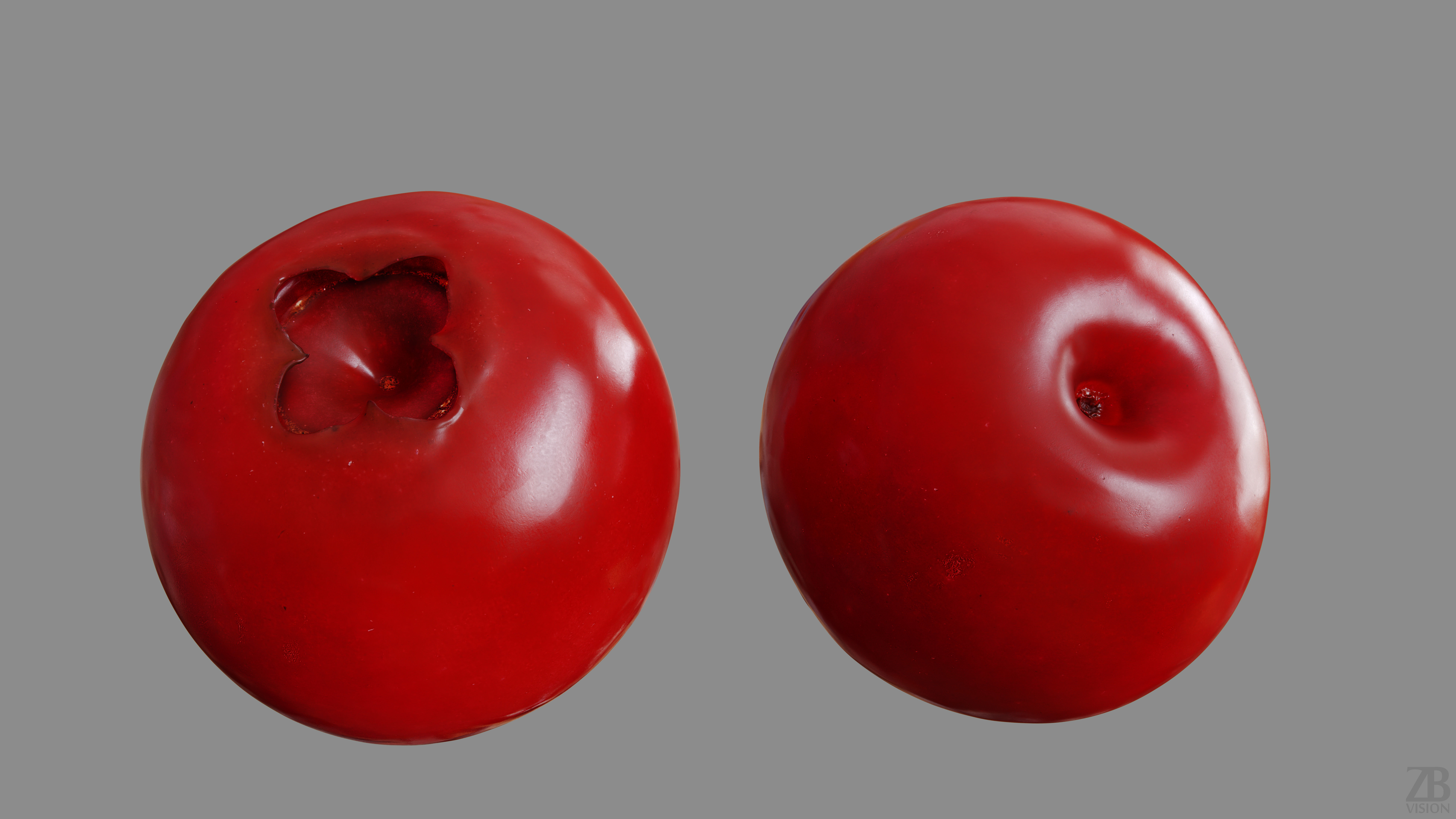 Lingonberry 3D model_9