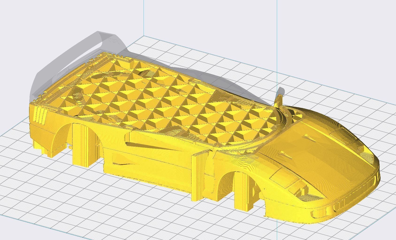 Ferrari F40 - Your Childhood Dream Car Ready for 3D Printing  3D print model_3