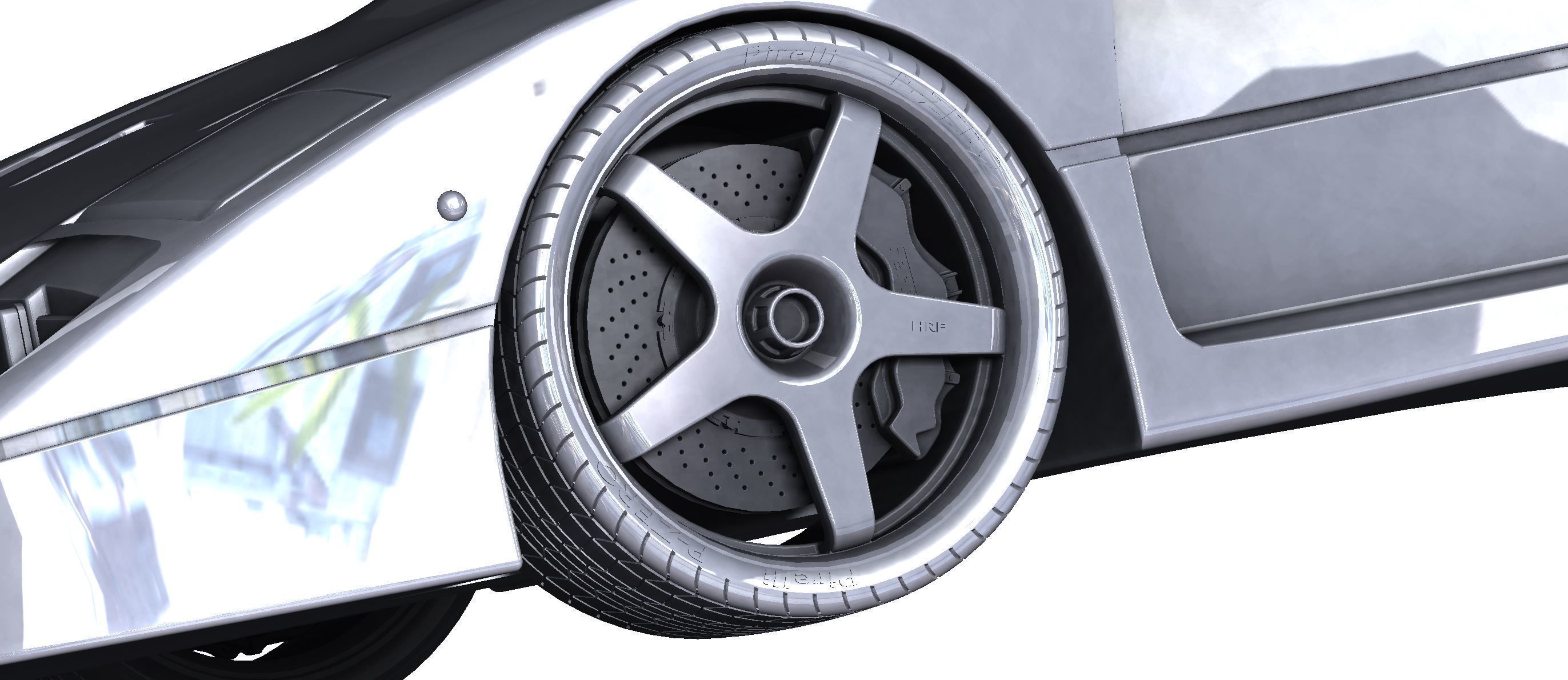 Ferrari F40 - Your Childhood Dream Car Ready for 3D Printing  3D print model_5