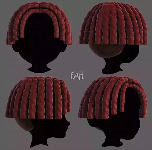 3D Hair style for boy V97