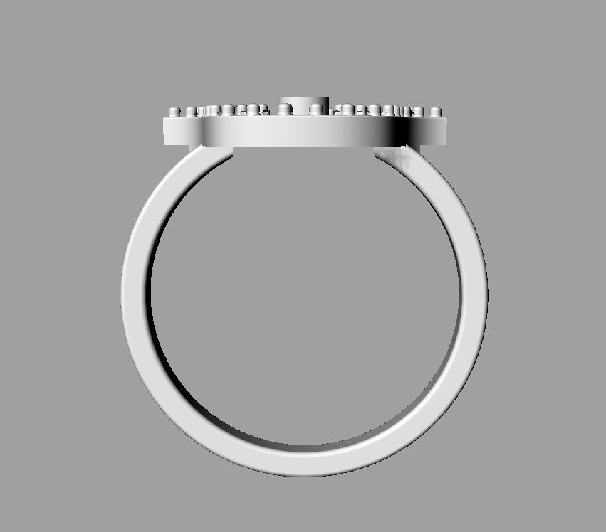 Hamsa Ring 3D print model_17