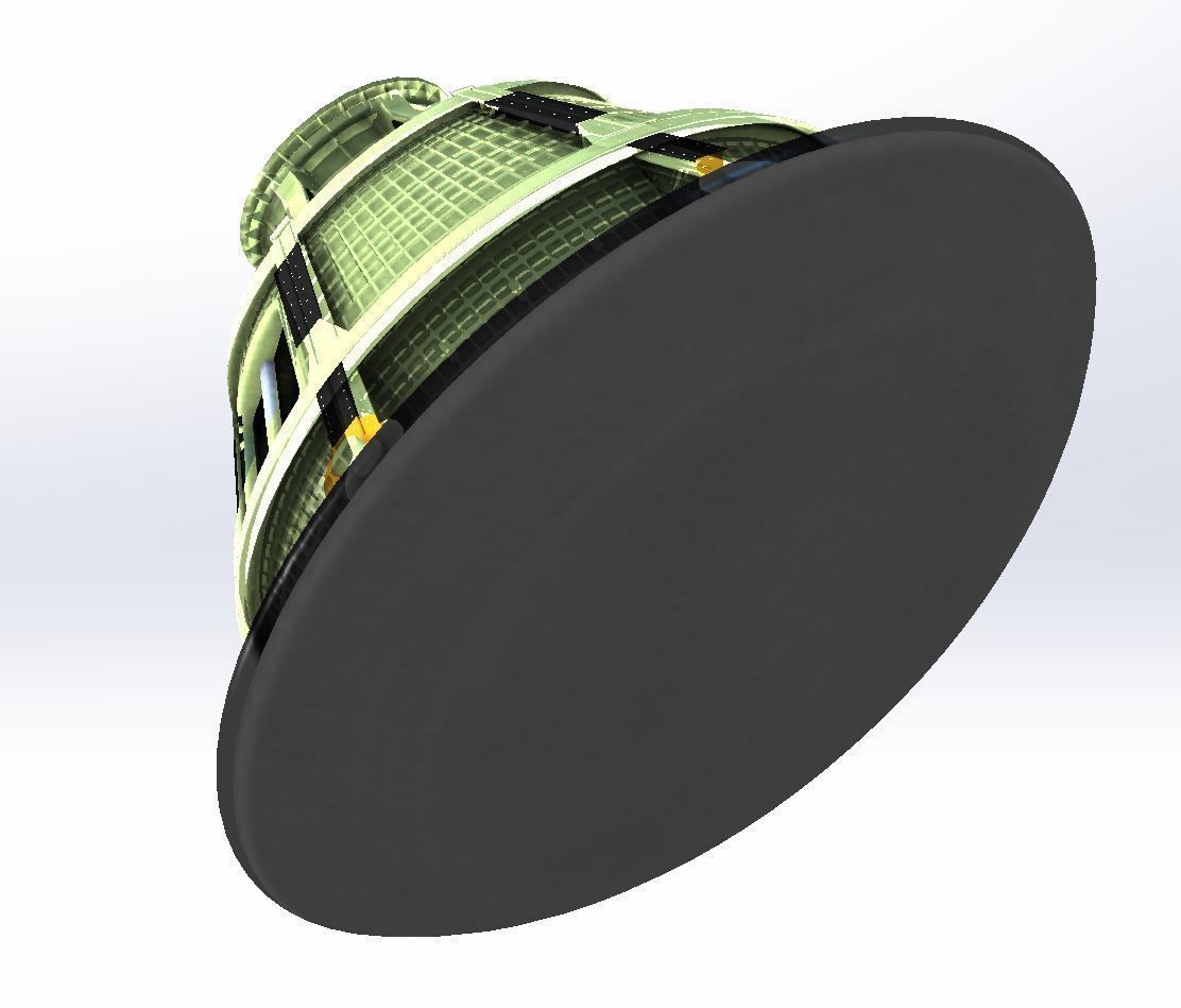 NASA Orion - Artemis Crew Capsule Structure - 17 Detailed Parts 3D print model_12