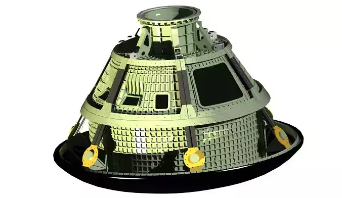 NASA Orion - Artemis Crew Capsule Structure - 17 Detailed Parts 3D print model