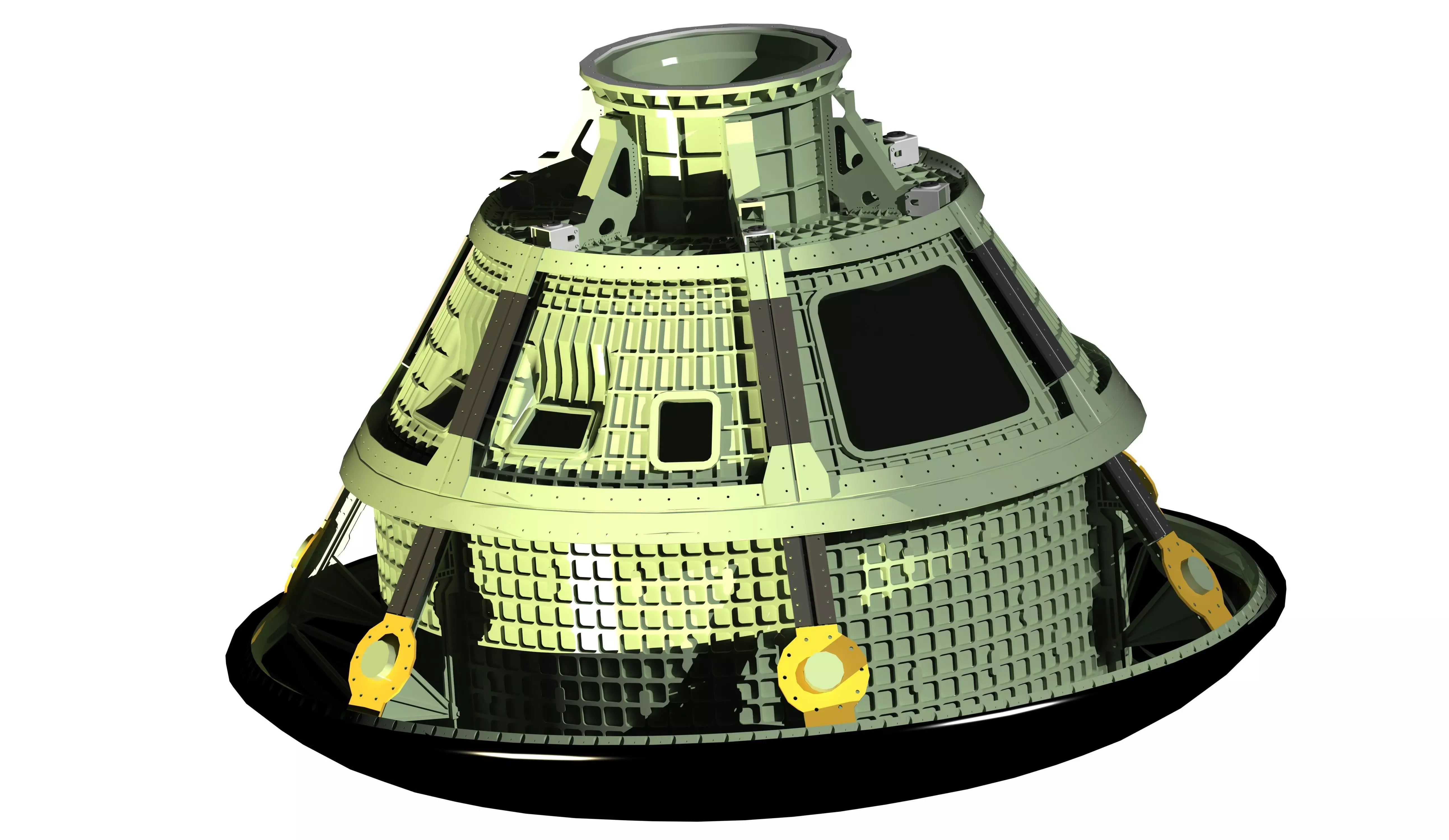 NASA Orion - Artemis Crew Capsule Structure - 17 Detailed Parts 3D print model_0
