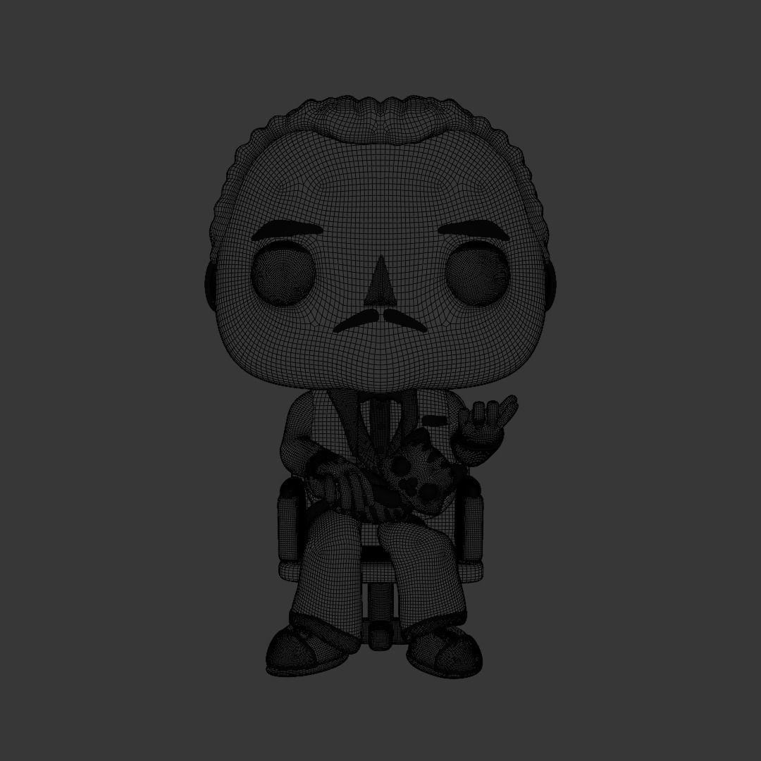 3D Vito Corleone The Godfathers Funko Pop Figures 3D model_2