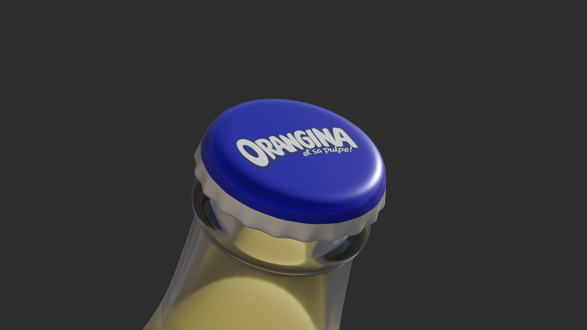 Orangina Bottle 3D model_7