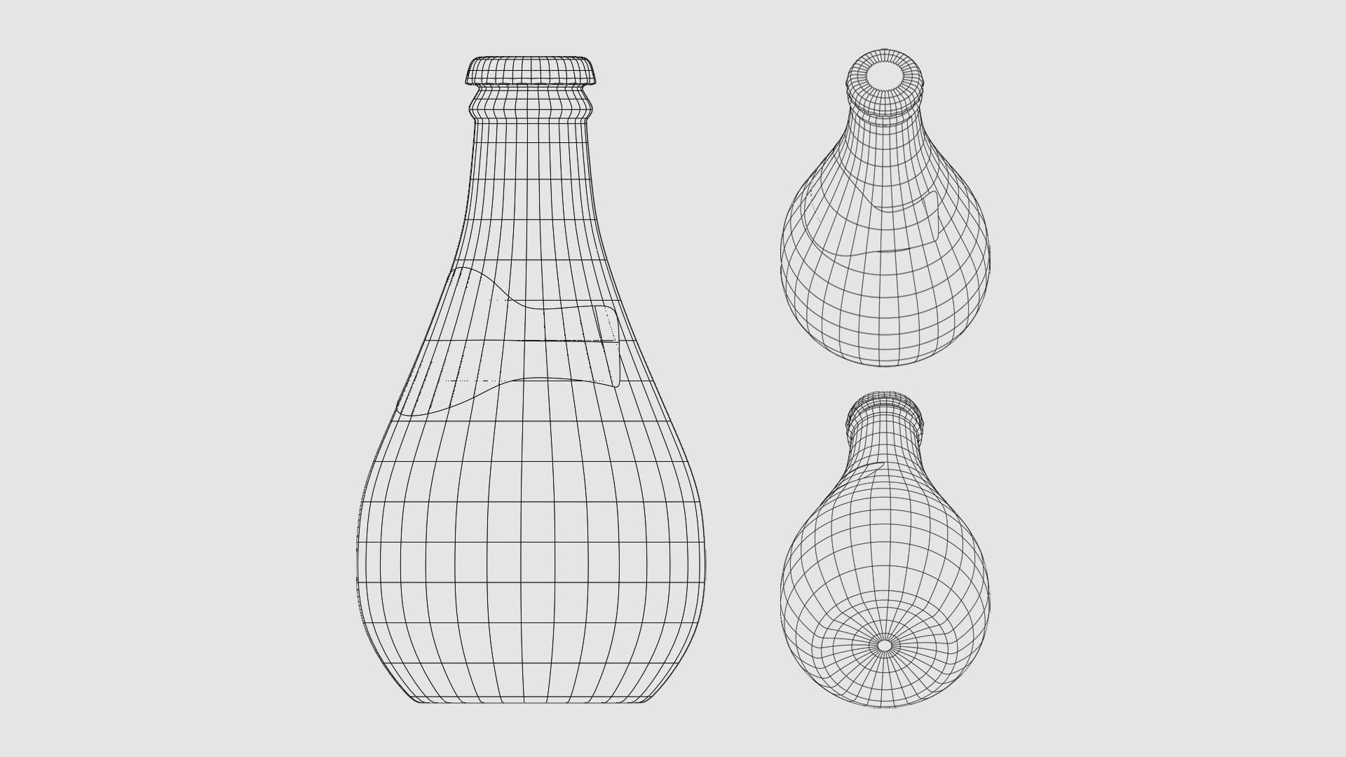Orangina Bottle 3D model_8