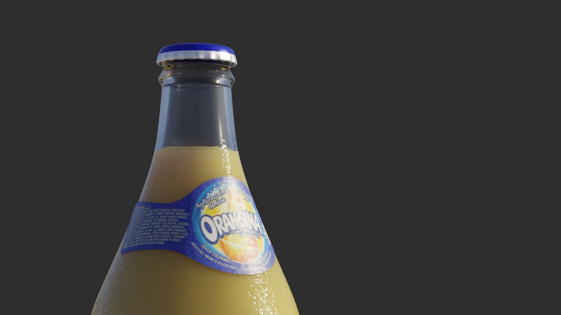 Orangina Bottle 3D model_4