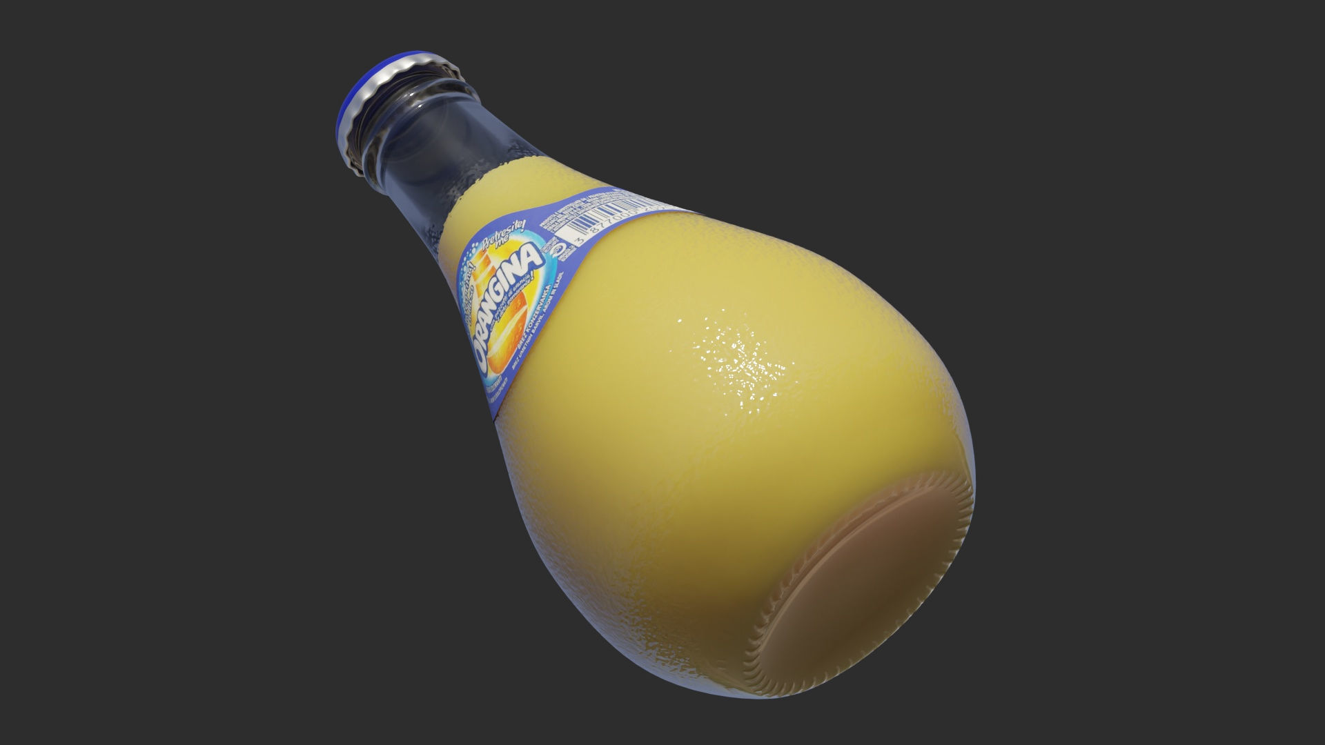 Orangina Bottle 3D model_3