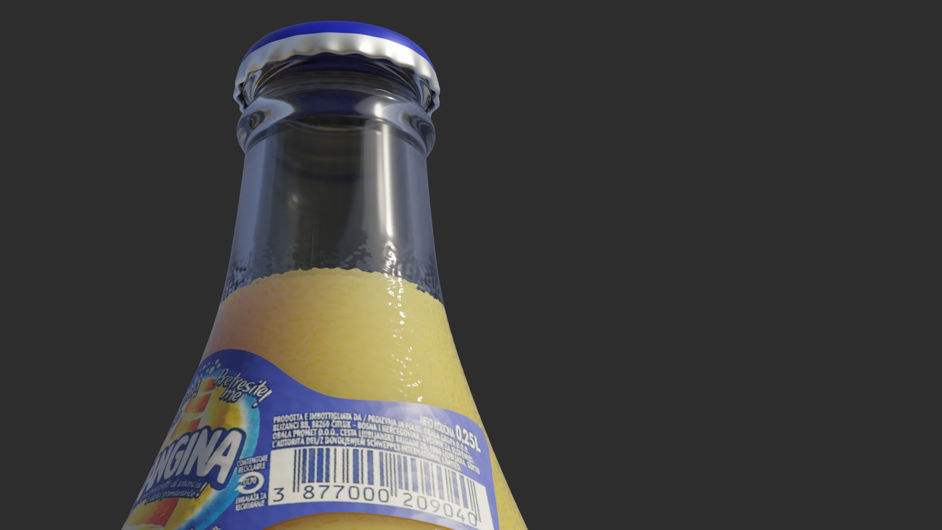 Orangina Bottle 3D model_6
