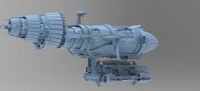 Gilgamesh airship 2 3D model