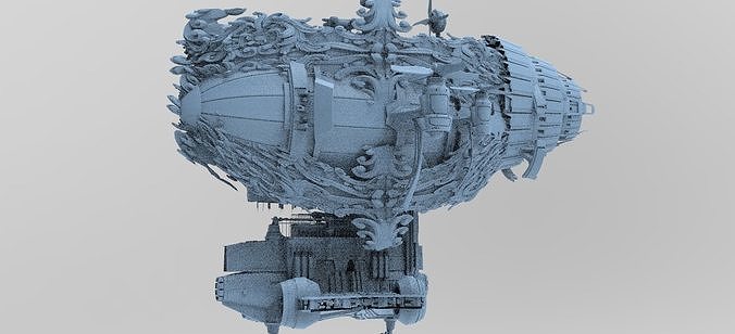 Gilgamesh airship 3  3D model