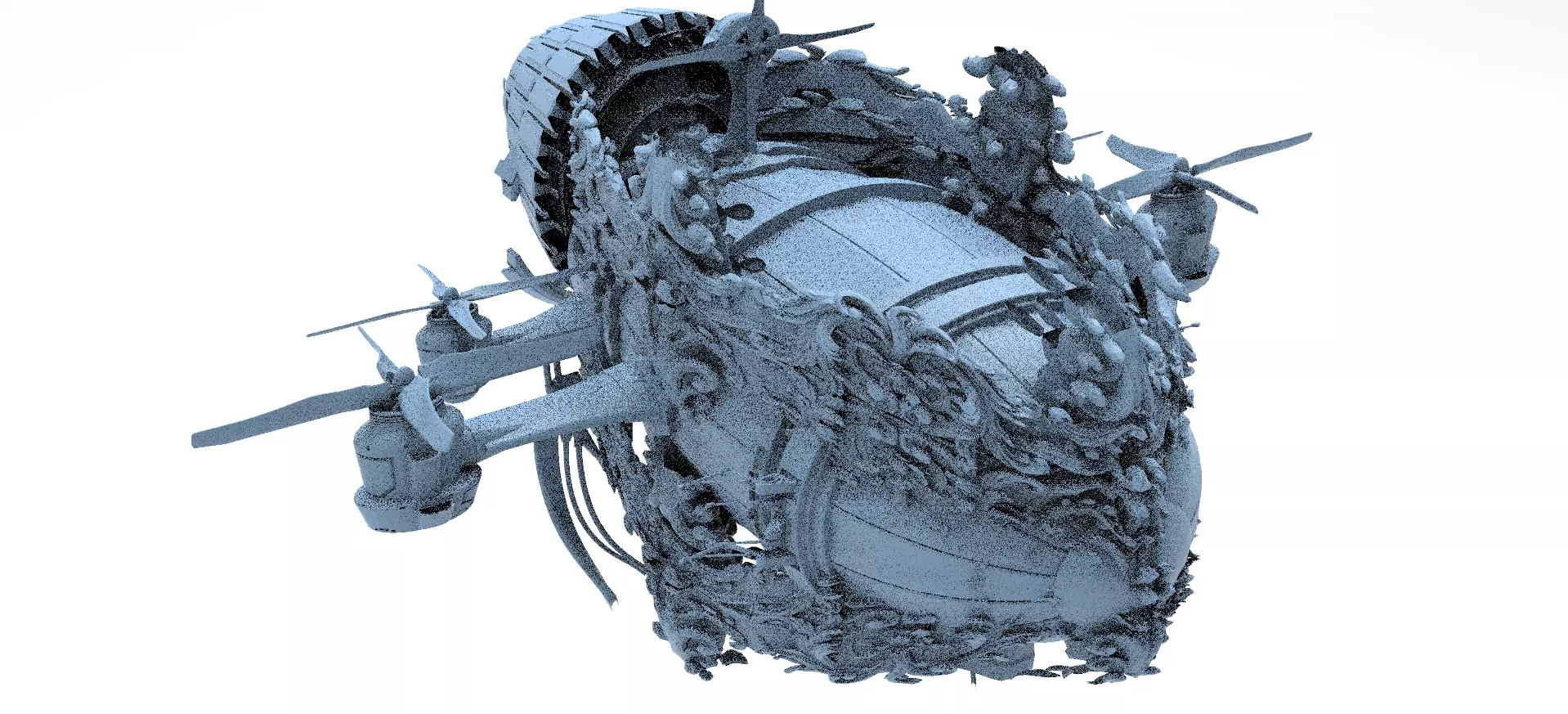 Gilgamesh Kings airship 1 3D model_0