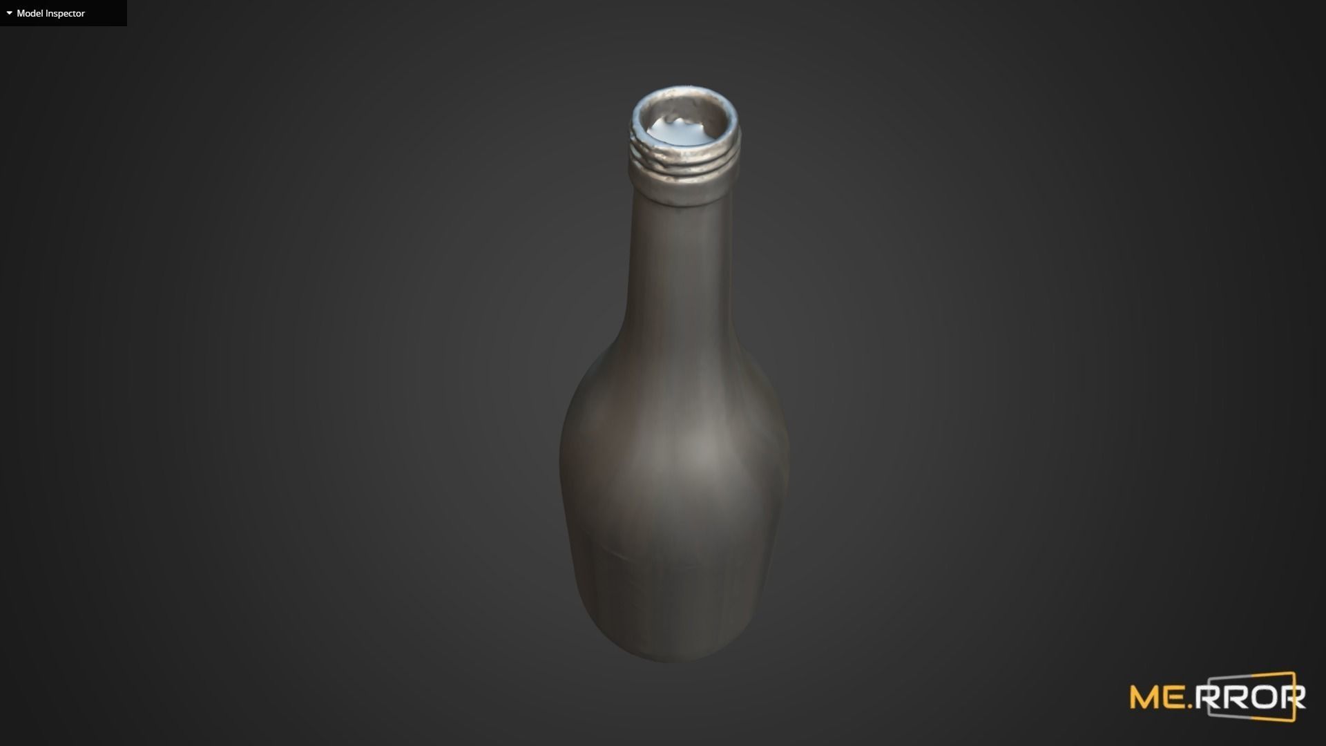 Japanese Alcoholic Beverage Sake Bottle 3D model_8