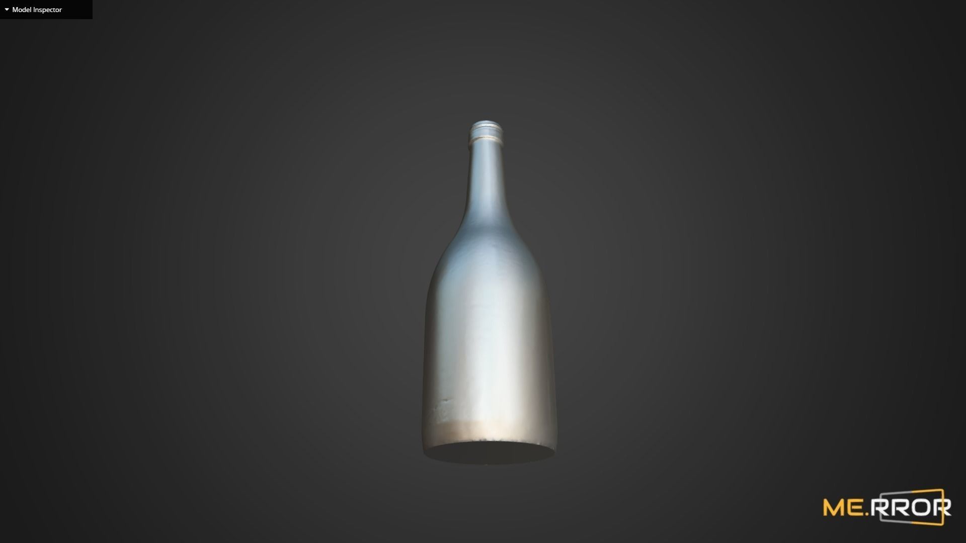 Japanese Alcoholic Beverage Sake Bottle 3D model_10