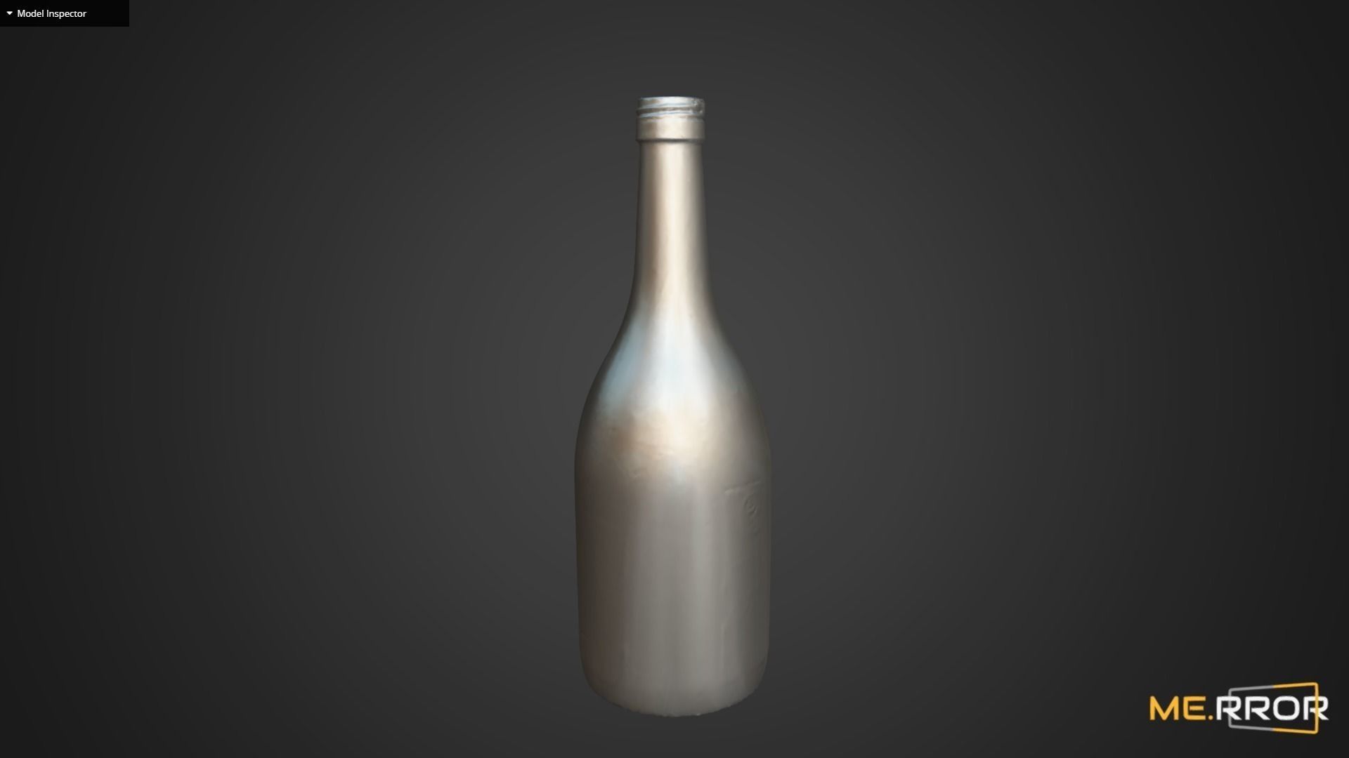 Japanese Alcoholic Beverage Sake Bottle 3D model_9
