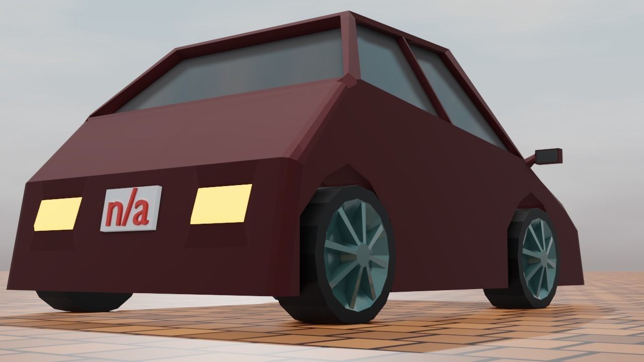 motor car Free 3D model_3