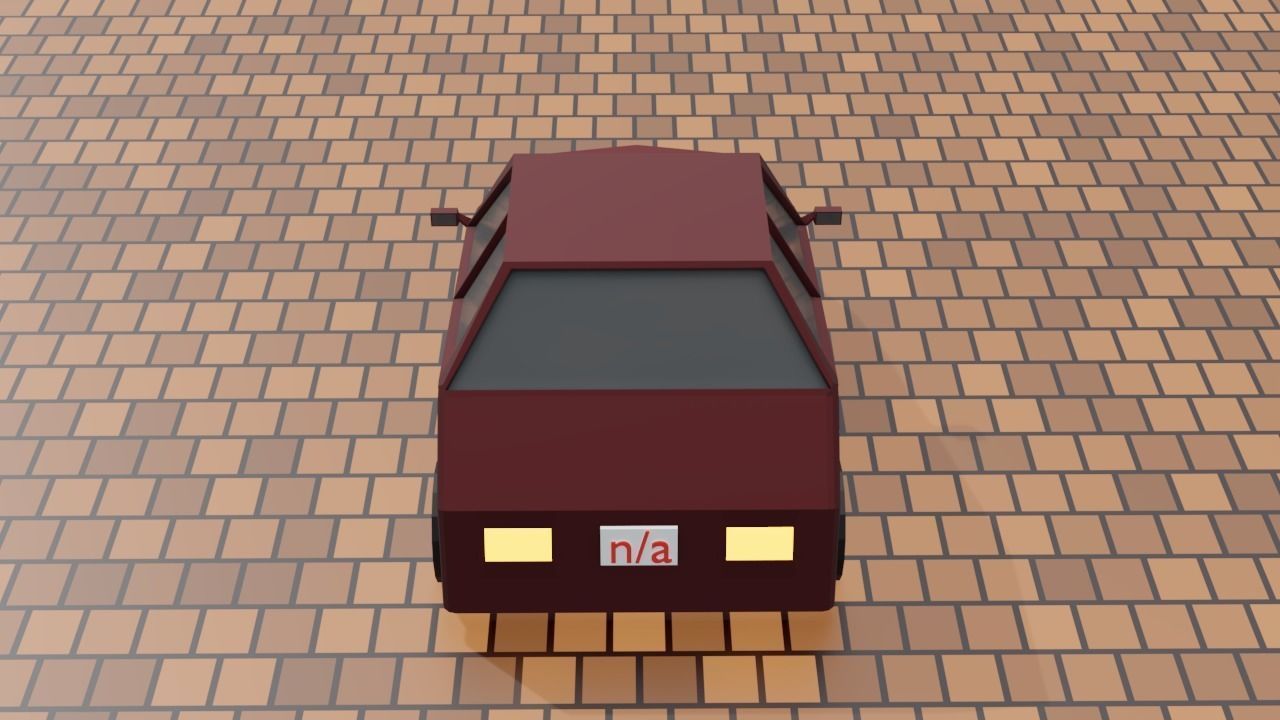 motor car Free 3D model_5