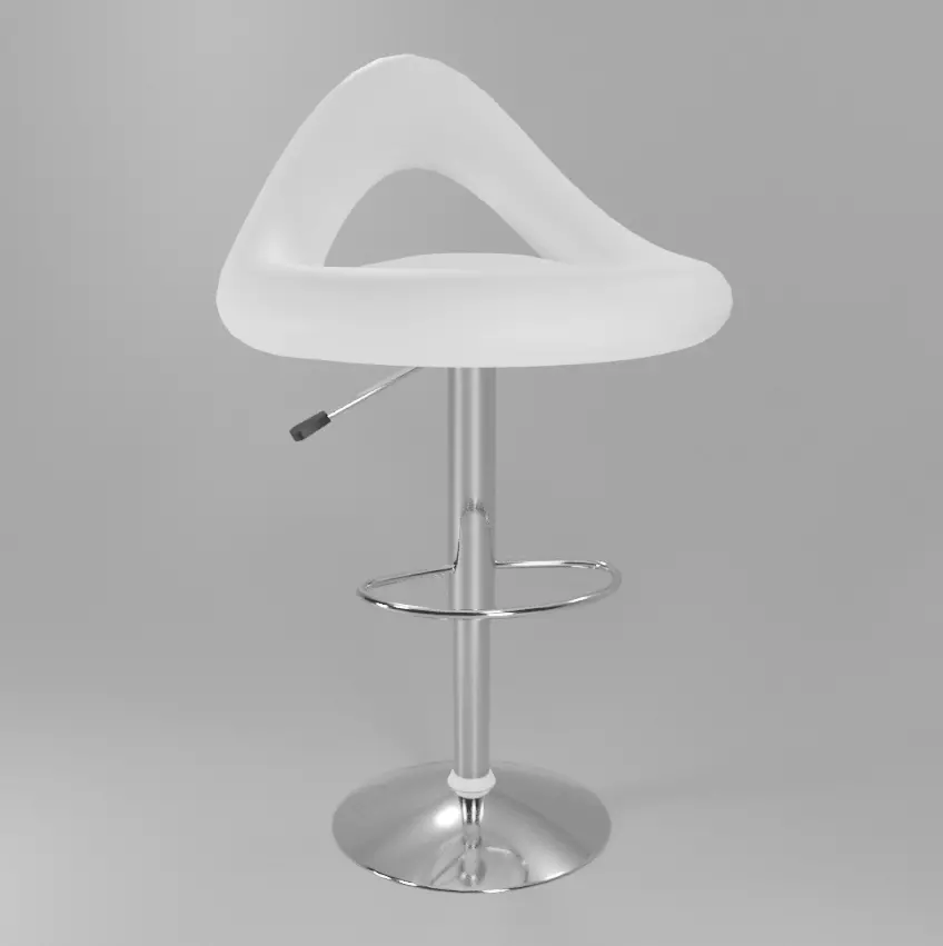 White chair Free 3D model
