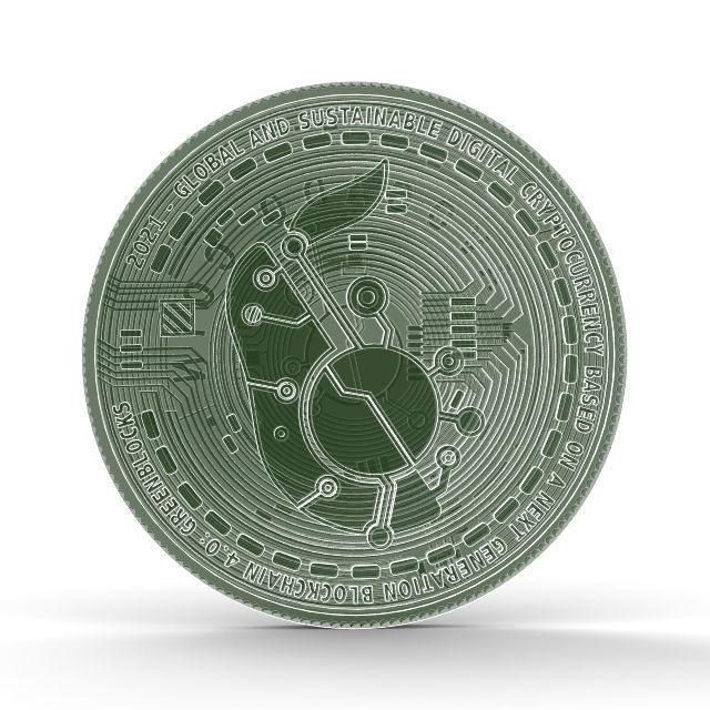 COIN AVOCADO AVOCADOCOIN TOKEN 3D print model_8