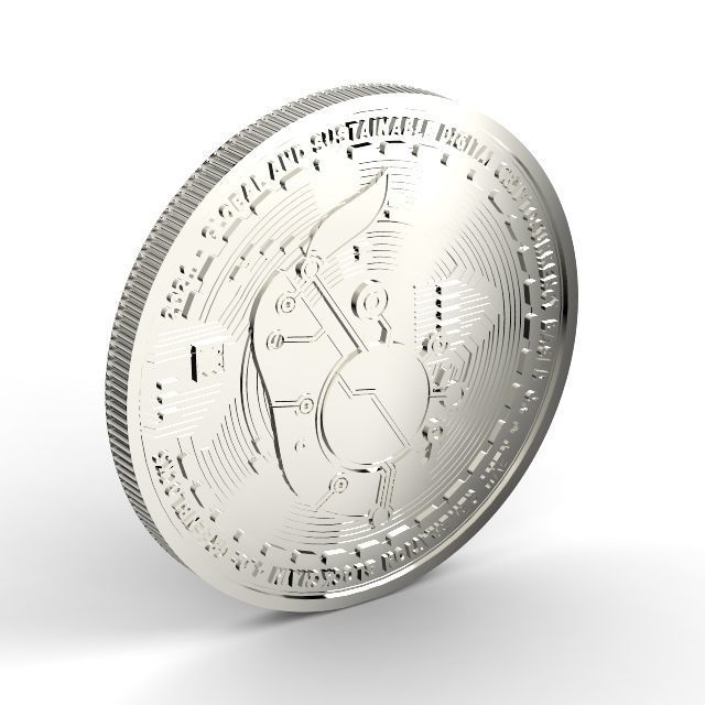 COIN AVOCADO AVOCADOCOIN TOKEN 3D print model_4