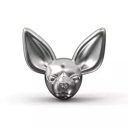 NECKLACE PENDANT DOG CHIHUAHUA  3D print model