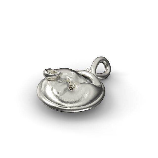 PENDANT NECKLACE RAT MICE RATON RATA MOUSE 3D print model_2