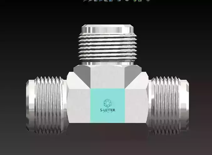 Tee Adapter 3D model