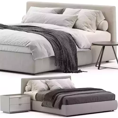 Merkurio Bed 3D model