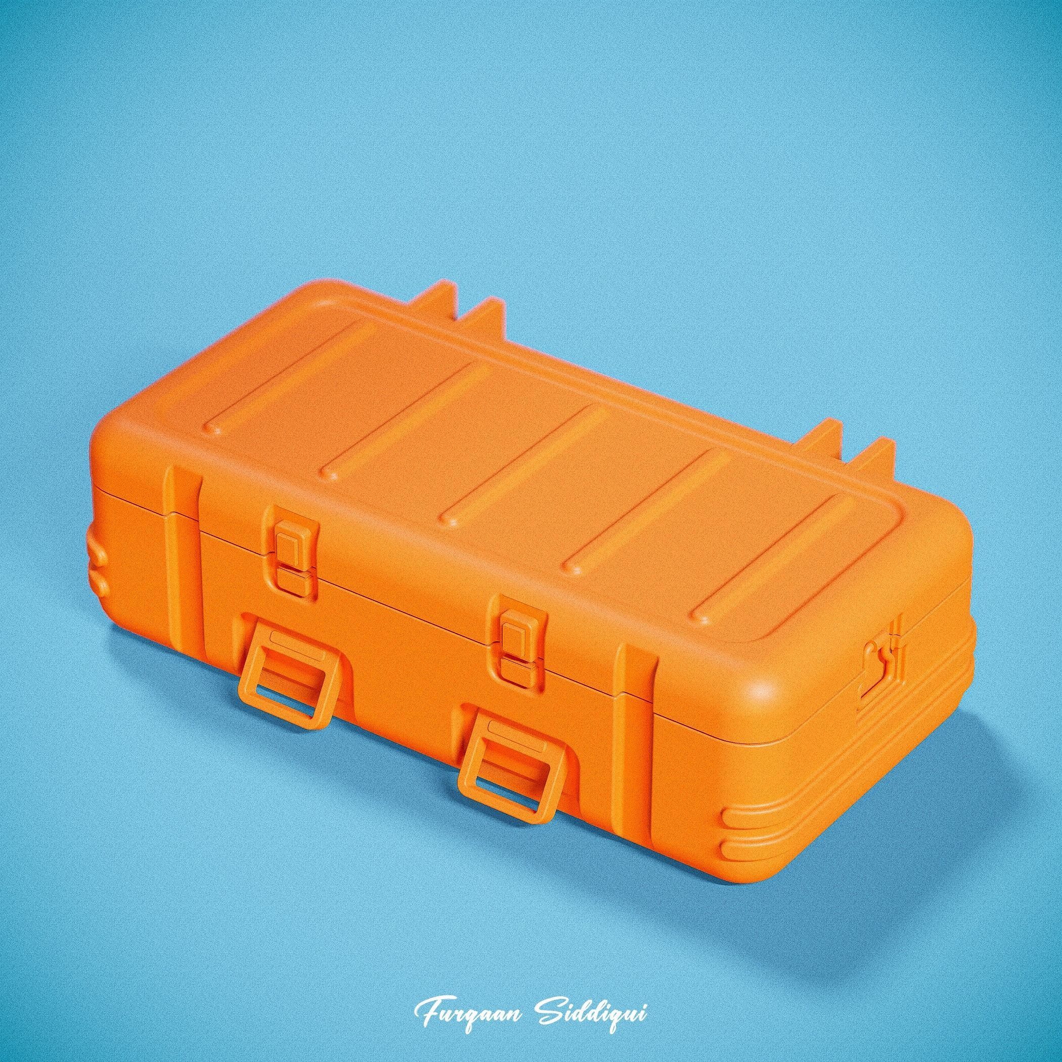 Military Weapon Crate  Low-poly 3D model_11