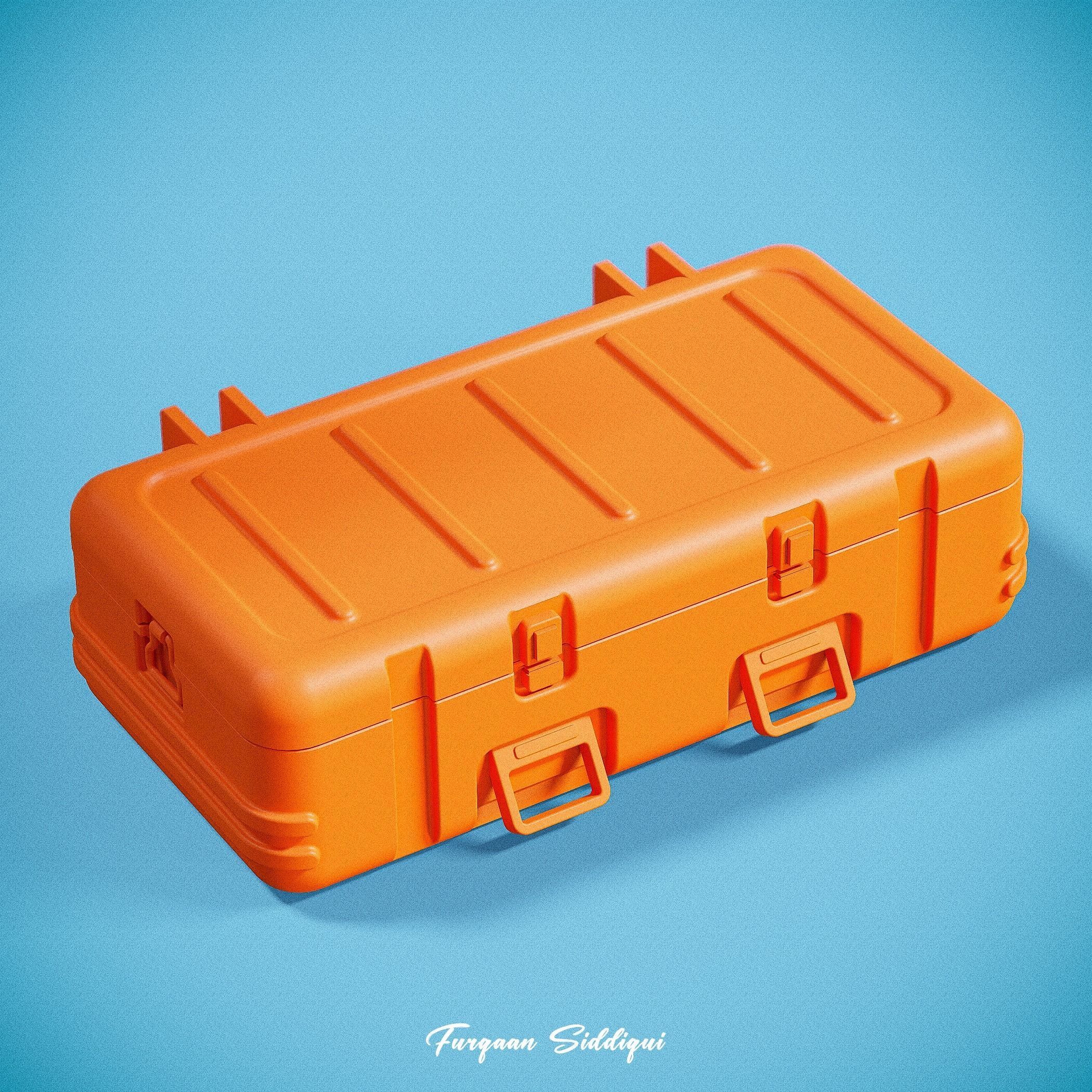 Military Weapon Crate  Low-poly 3D model_10