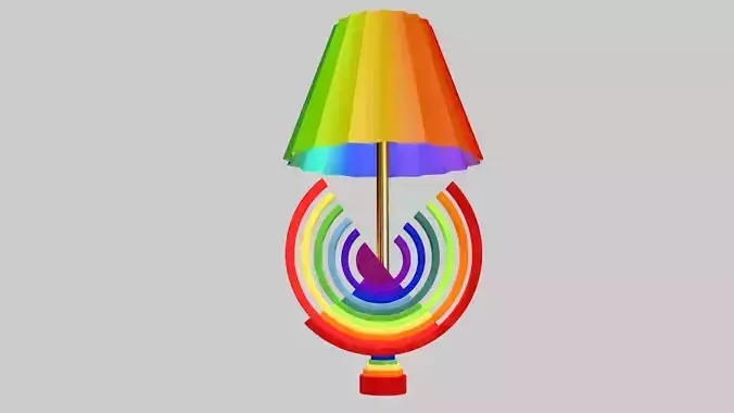Rainbow Puzzle Lamp