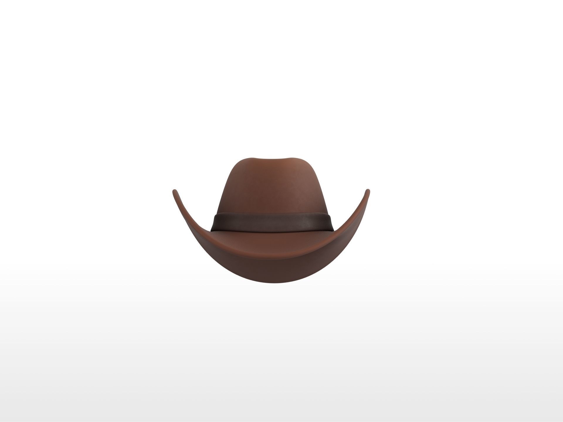 Hat011 Cowboy Hat 3D model_2