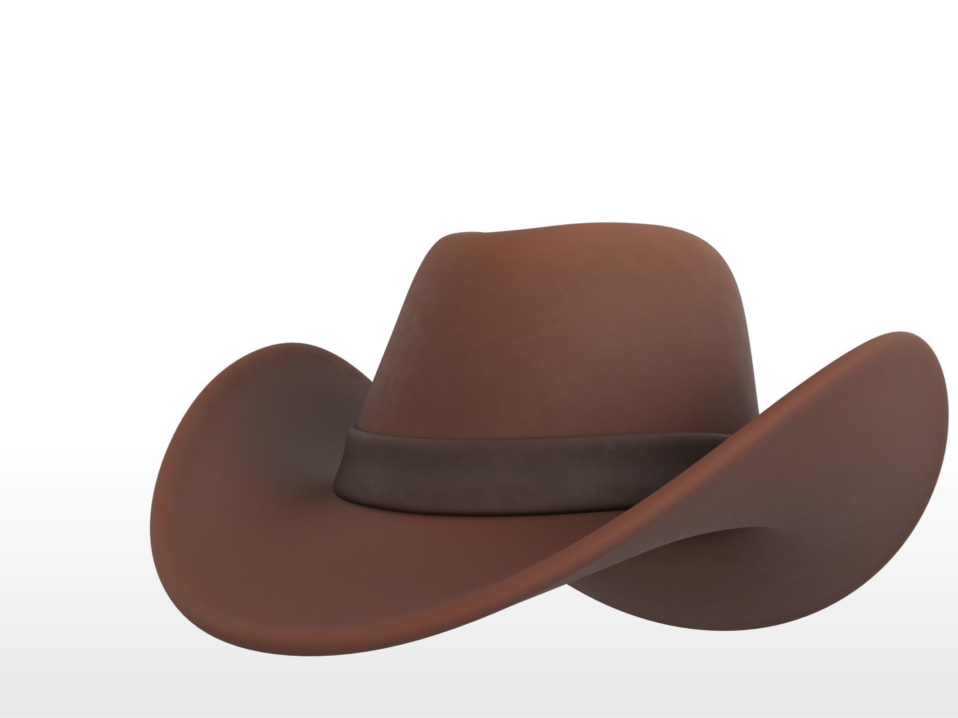 Hat011 Cowboy Hat 3D model_8