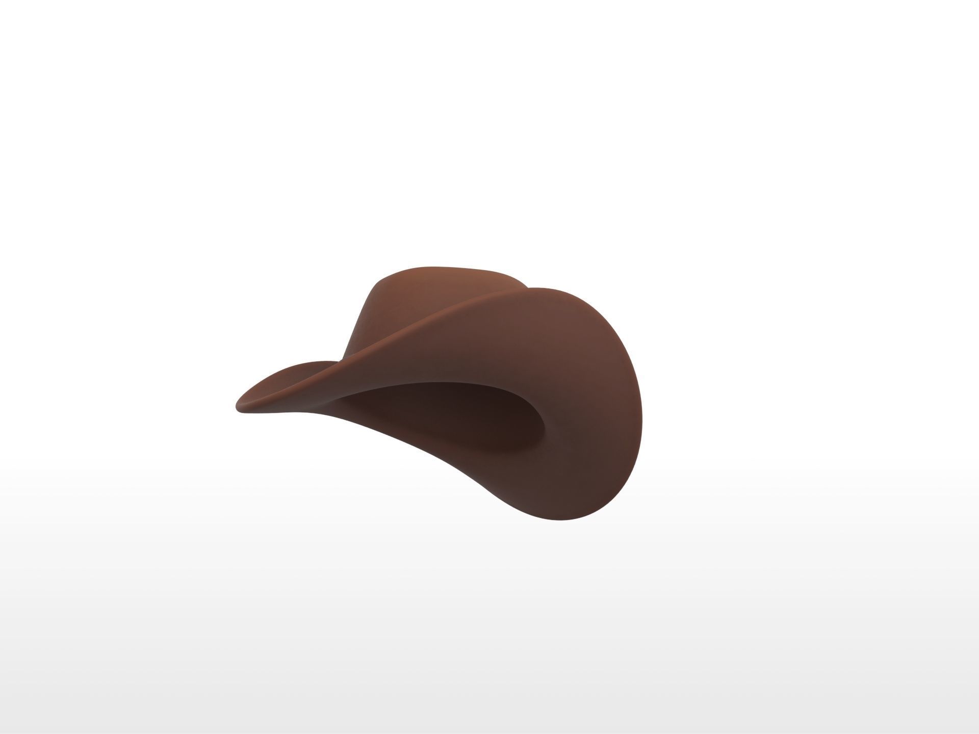 Hat011 Cowboy Hat 3D model_7