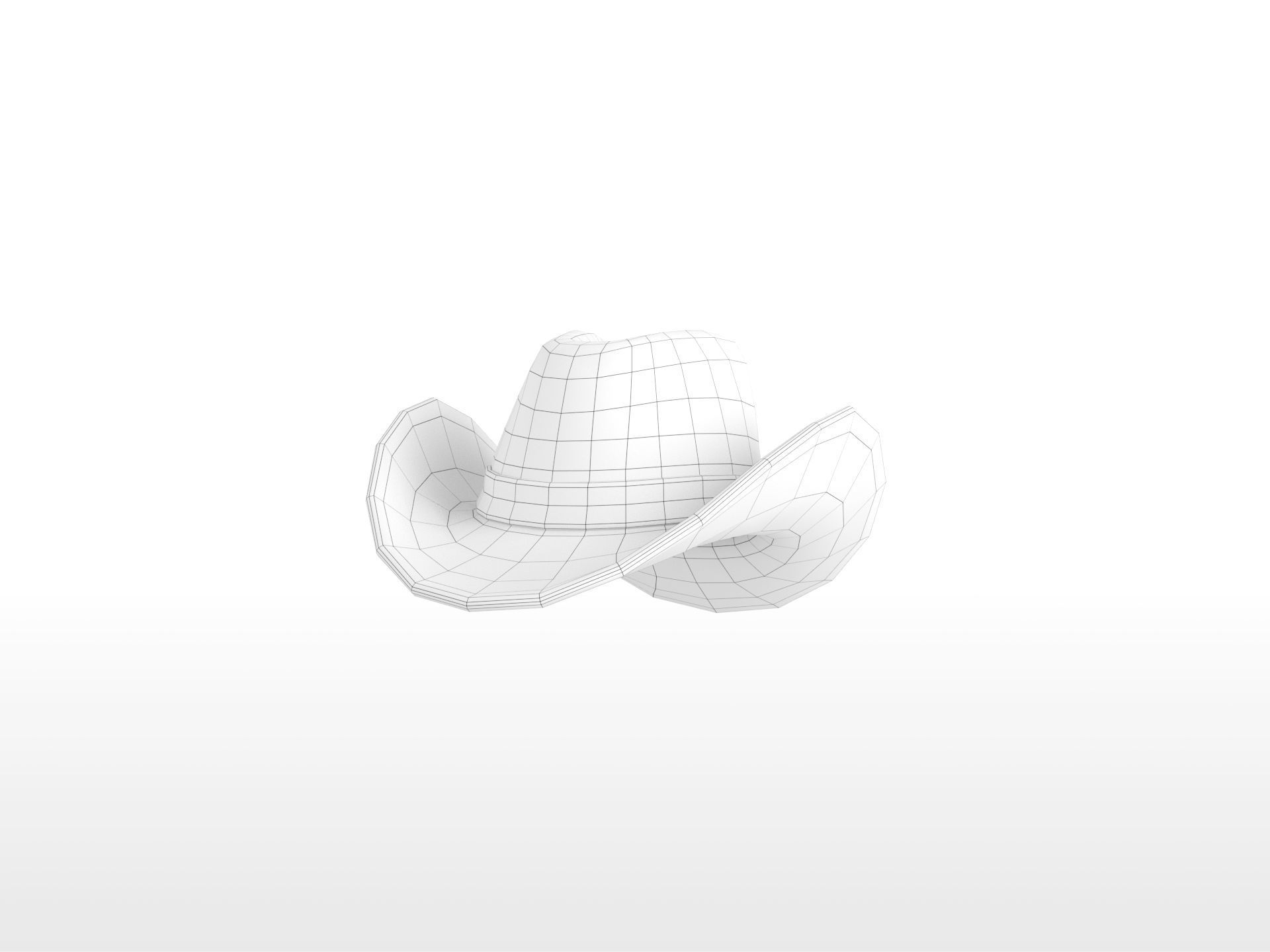 Hat011 Cowboy Hat 3D model_36