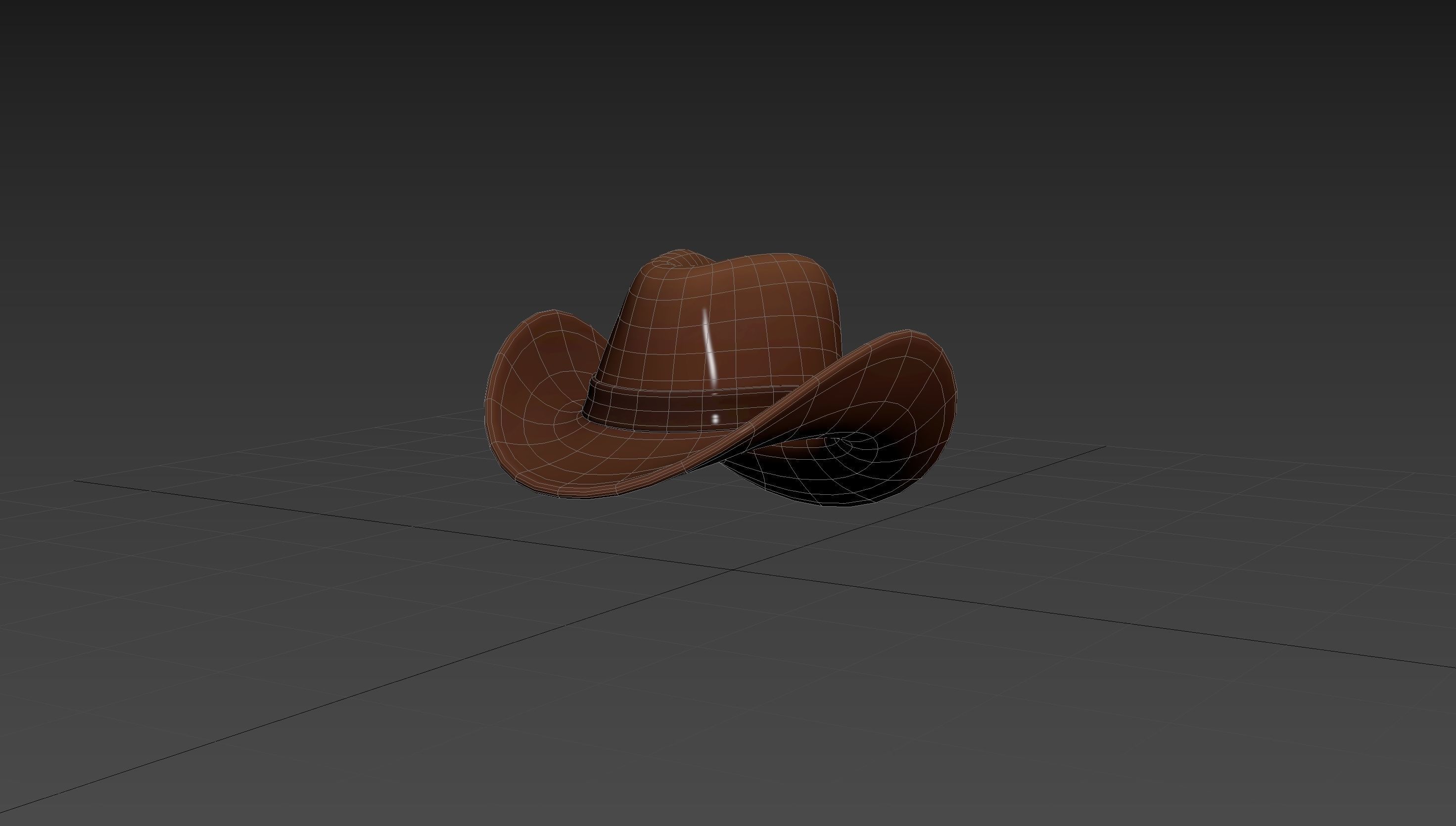 Hat011 Cowboy Hat 3D model_37