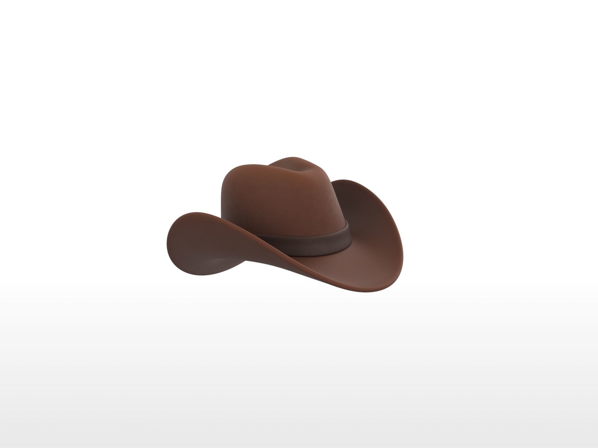 Hat011 Cowboy Hat 3D model_3