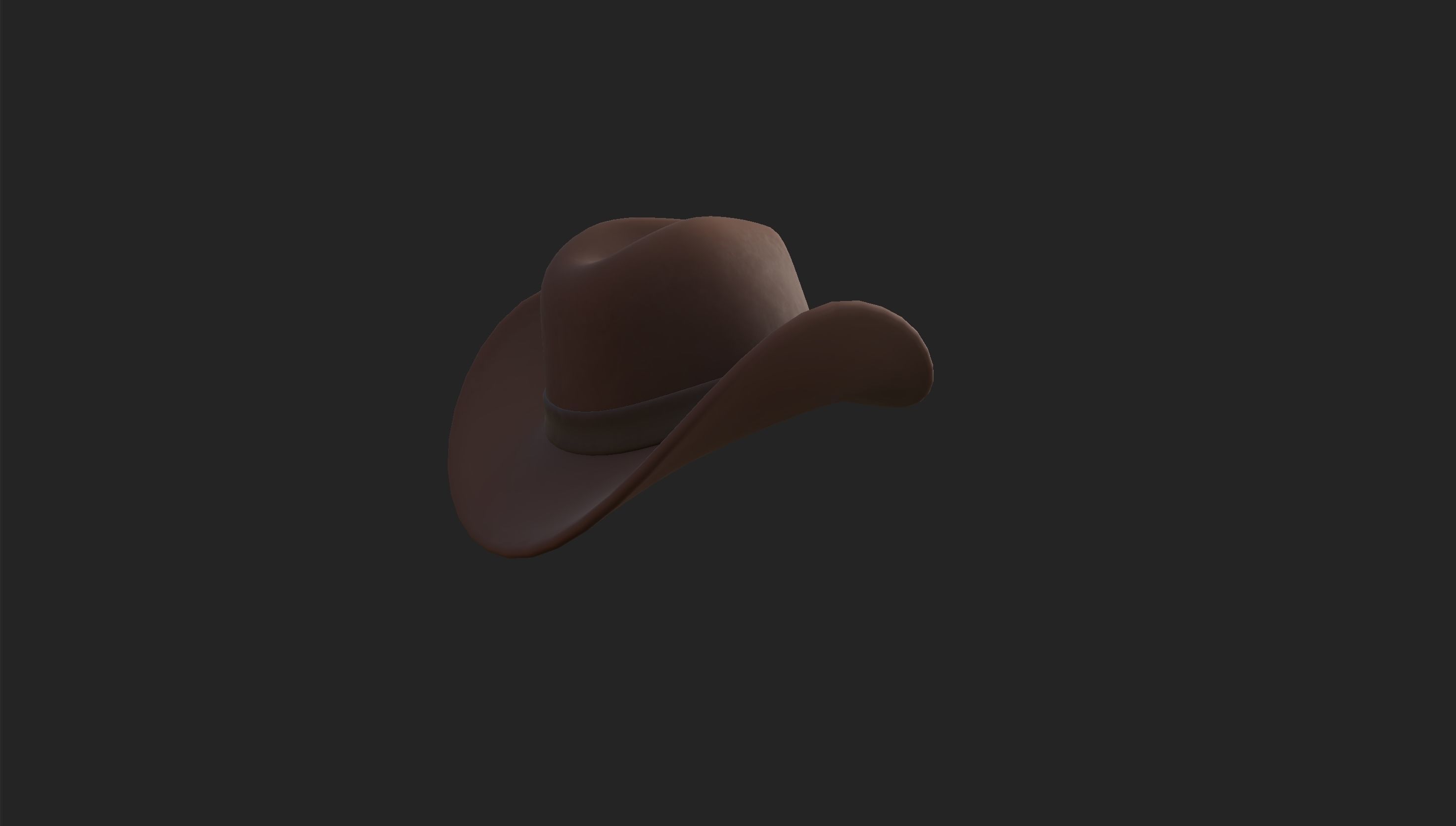 Hat011 Cowboy Hat 3D model_11