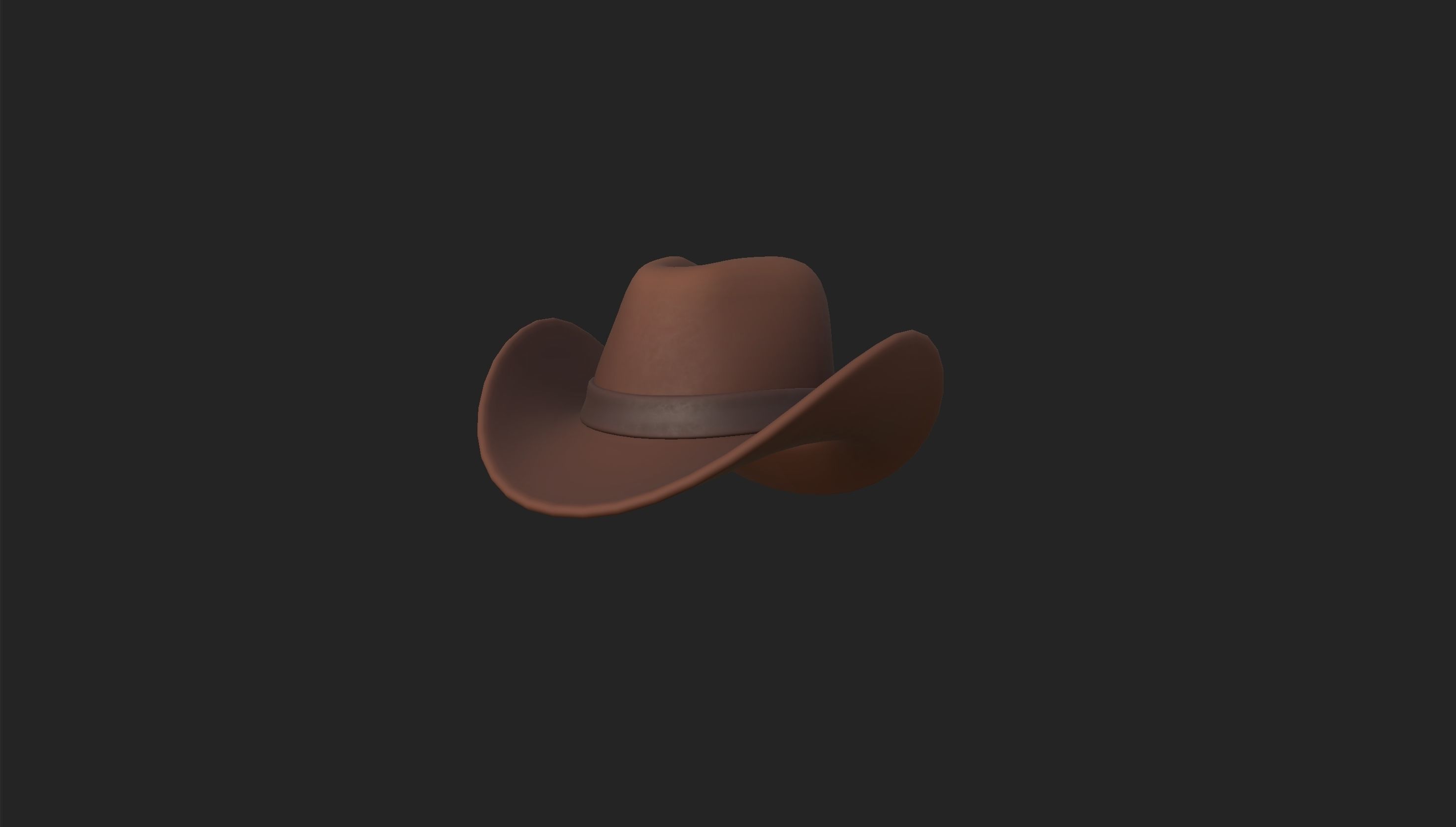 Hat011 Cowboy Hat 3D model_10