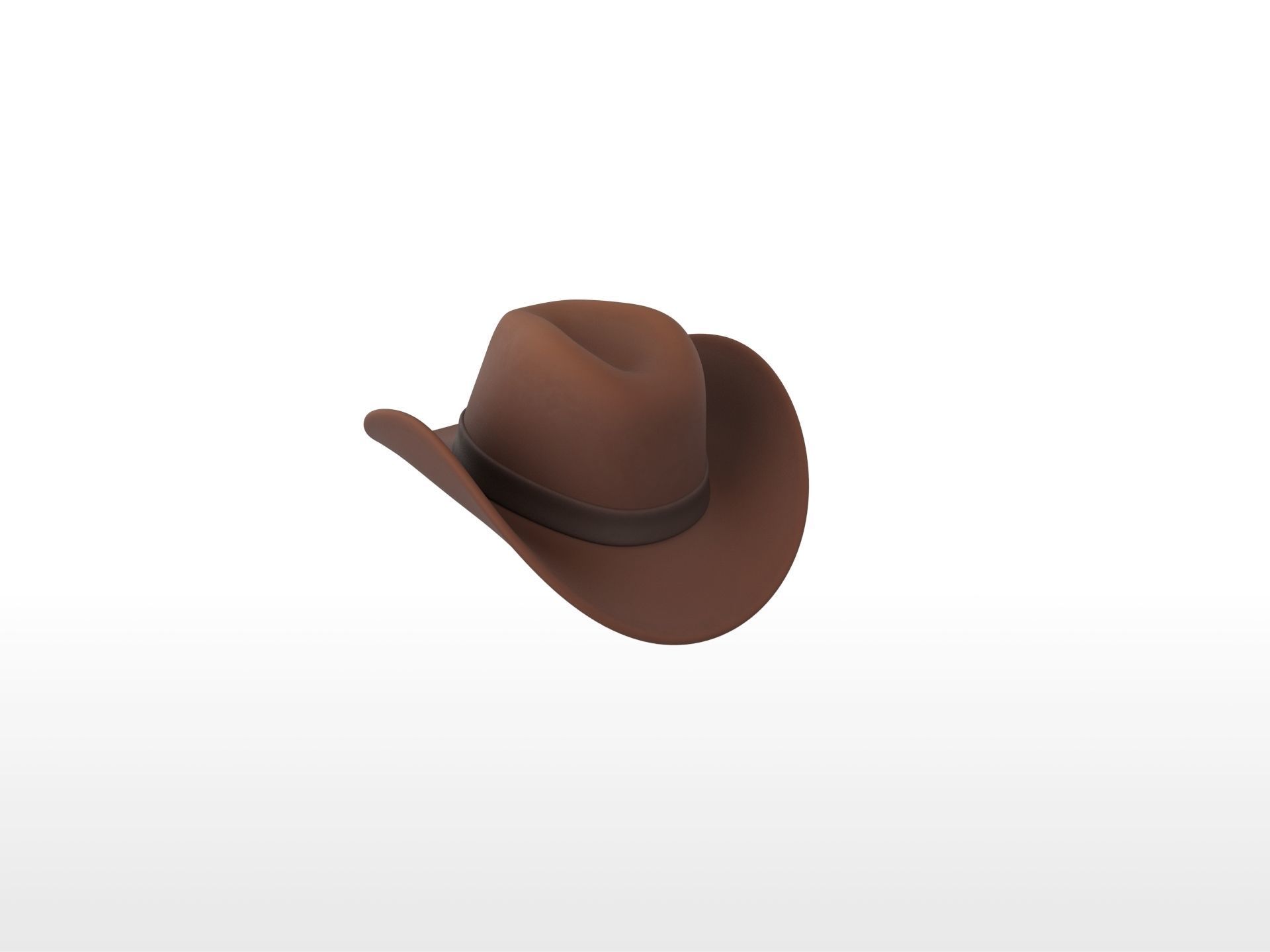 Hat011 Cowboy Hat 3D model_6