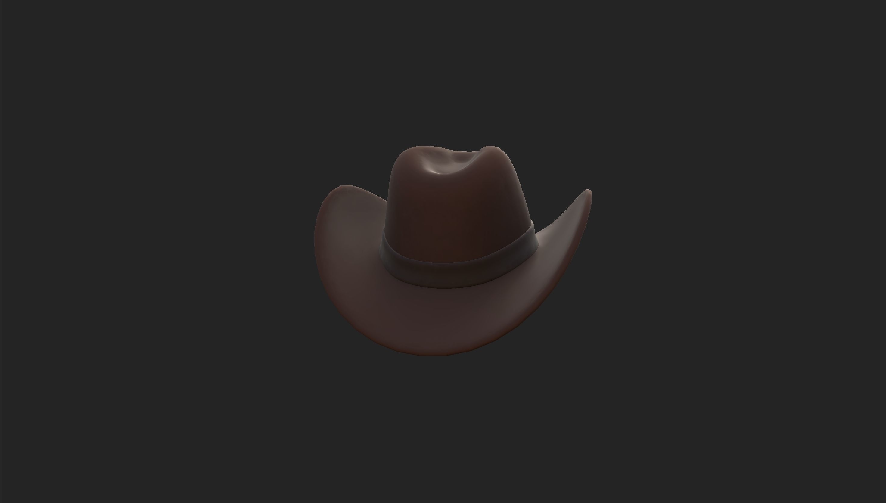 Hat011 Cowboy Hat 3D model_13