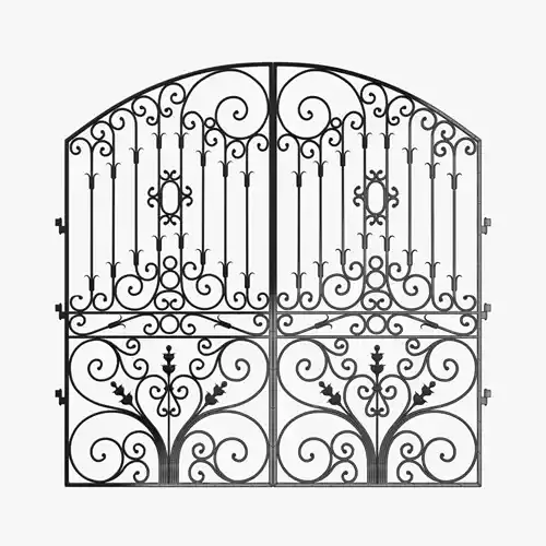 Gate-7 ornate wrought iron gate