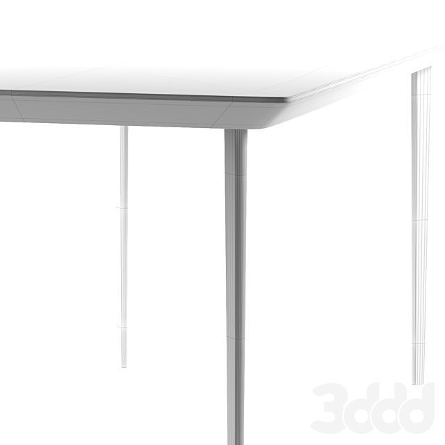 LISABO RONNINGE Table and 4 chairs 3D model_3