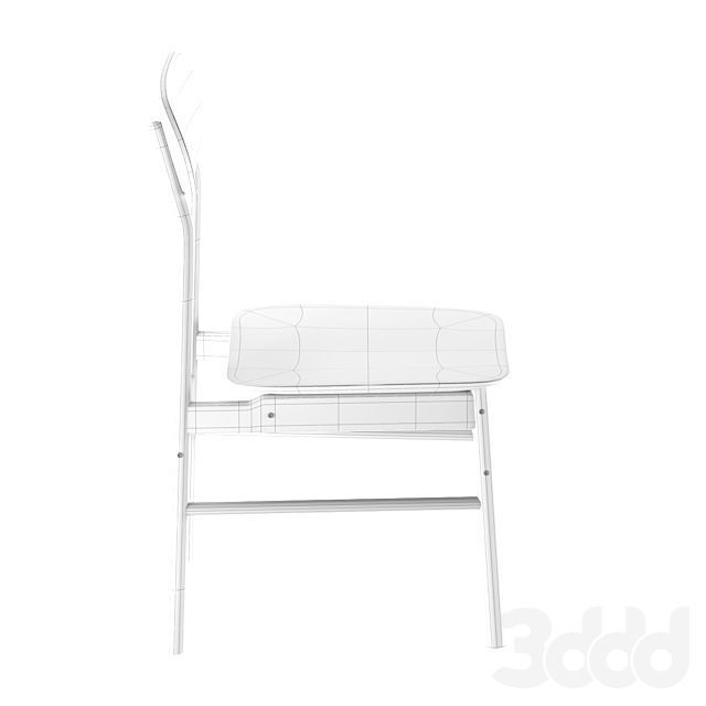 LISABO RONNINGE Table and 4 chairs 3D model_5