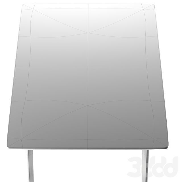 LISABO RONNINGE Table and 4 chairs 3D model_4