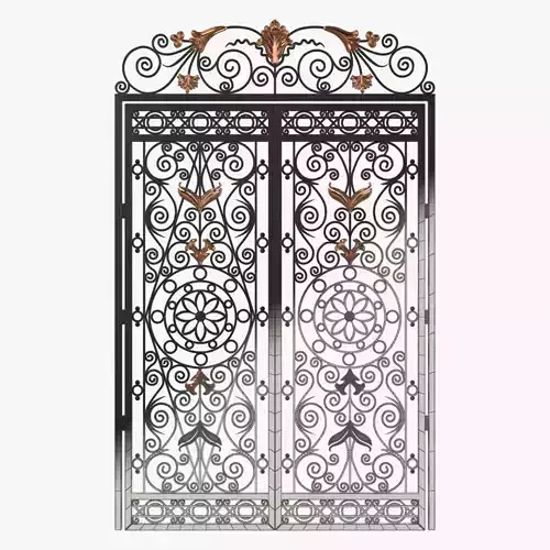 Gate-10 ornate wrought iron gate