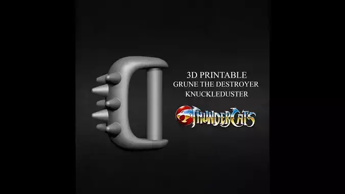 3D PRINTABLE GRUNE THE DESTROYER KNUCKLEDUSTER THUNDERCATS 3D print model